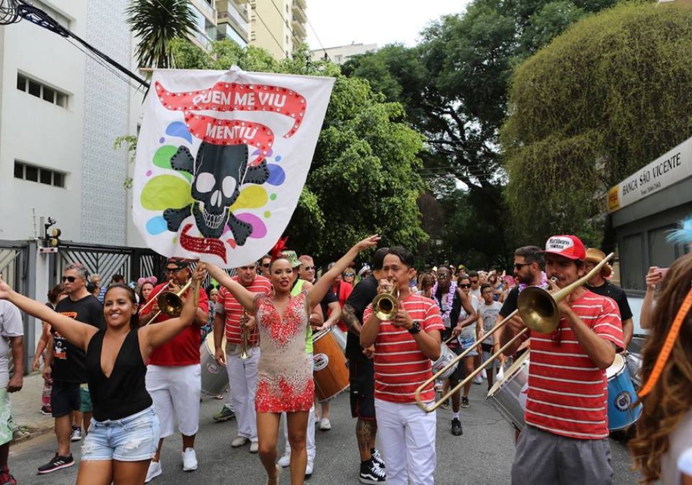 Bloco "Quem me viu, mentiu" carnaval SP 2019