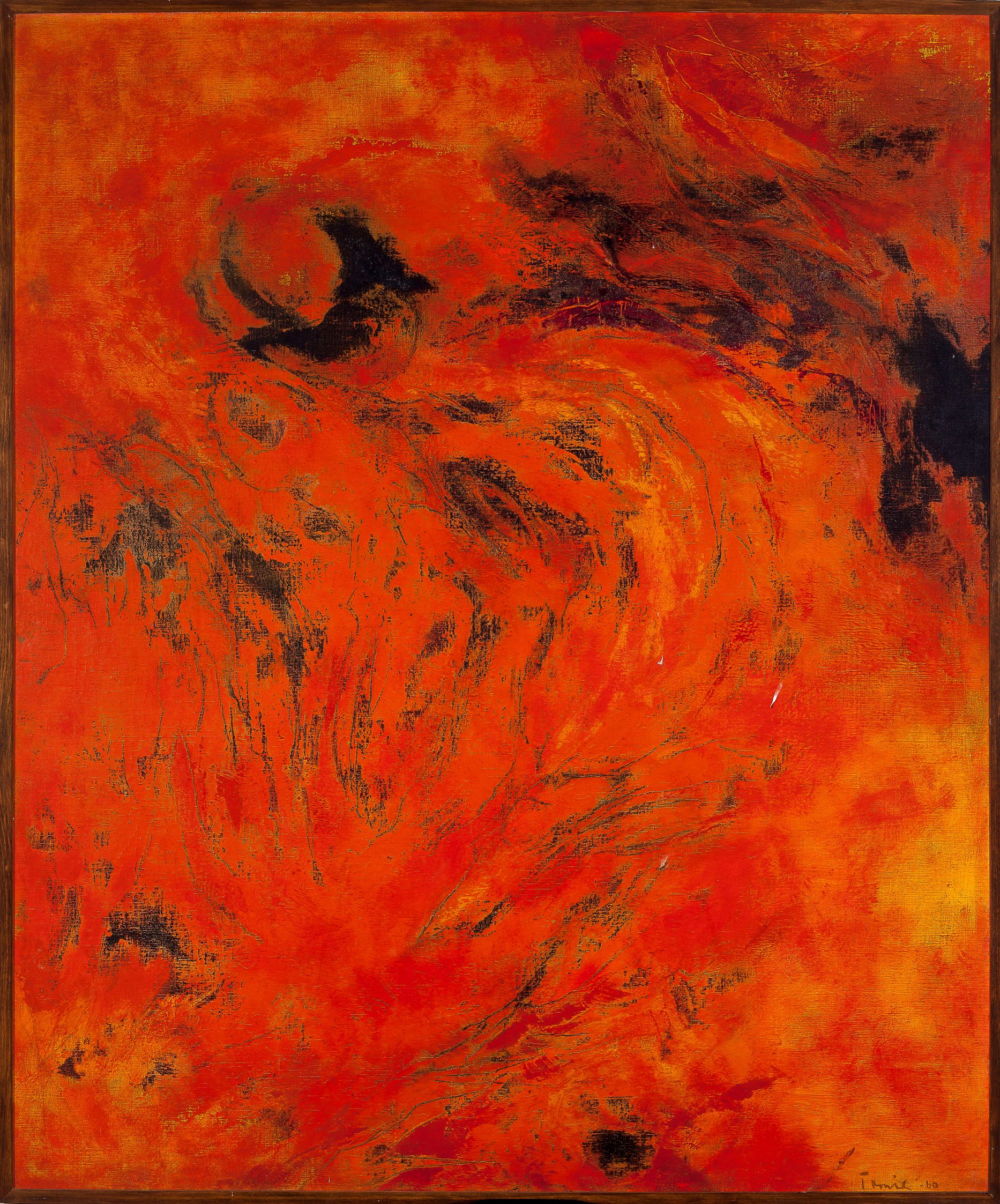 Tomie Ohtake, Sem título, 1960, Óleo sobre tela, 121 x 101 cmDivulgação