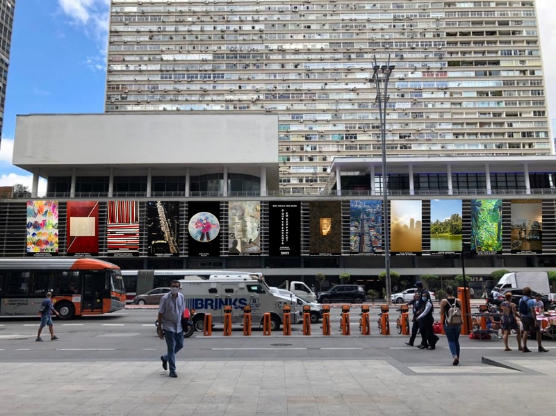 Aniversário de São Paulo terá arte acessível com banners gigantes na Paulista