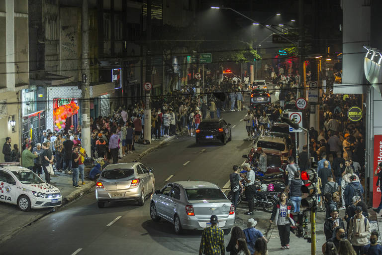 Rua Augusta: um dos lugares mais underground da capital. Foto: Reprodução/Folha de S. Paulo 