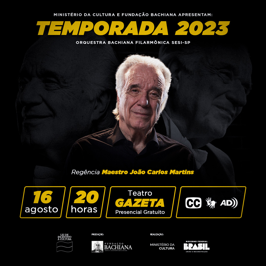 Concerto Maestro João Carlos Martins e Fundação Bachiana Filarmônica SESI-SP (TEATRO)
